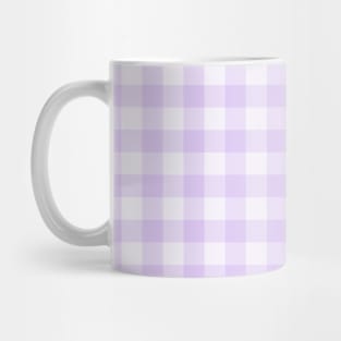 Lavender gingham Mug